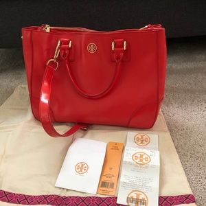 Tory Burch Robinson Double Zip Tote